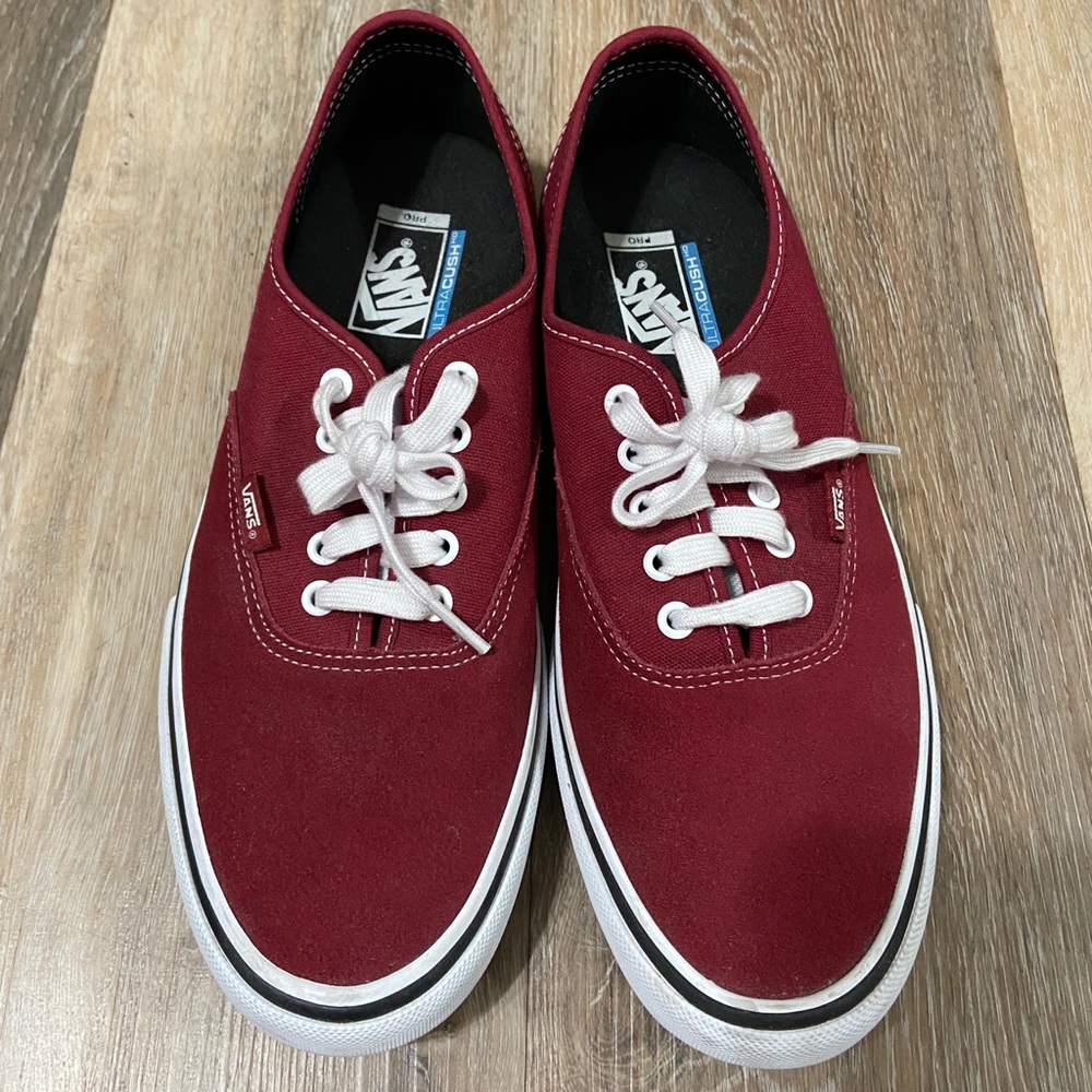Red & Burgundy Vans